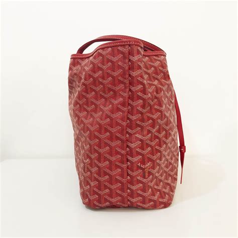 red goyard side bag|goyard pm tote price.